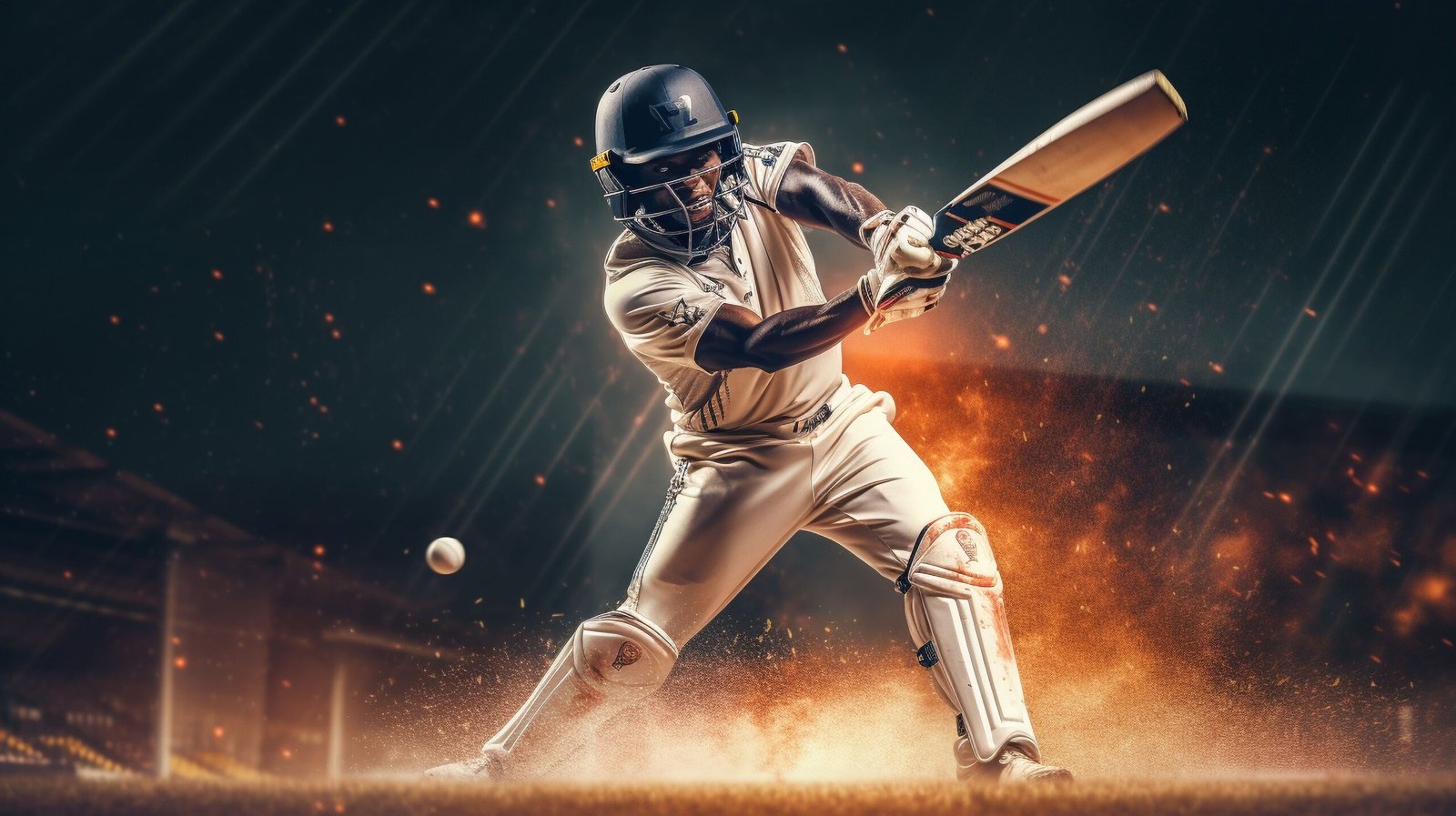 Batsman in an online cricket betting tournament